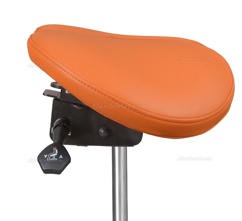 TYTC 096-2 Dental Hygiene Saddle Stool Ergonomic Double Flap Saddle Chair with Foot Control (9 Colors)